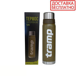 Термос Tramp 0,9л Expedition Line UTRC-027-olive оливковий (Довічна гарантія)