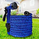 Садовий розтяжний шланг гармошка MAGIC HOSE 60м/200ft XHose з розпилювачем 8 режимів, фото 2