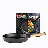 Чавунна сковорода Optimа 220 х 40 мм Brizoll, фото 5