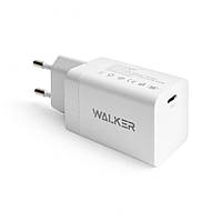 Сетевое зарядное устройство (адаптер) WALKER WH-65 PD_65W / GaN Technology white