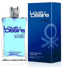 Туалетна вода з феромонами для чоловіків Love & Desire for Men, 50 ml