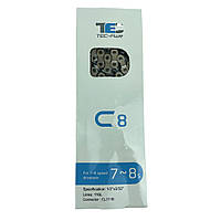 Цепь TEC C8 116 звеньев (1/2"х3/32") 7-8 скоростей, с замком