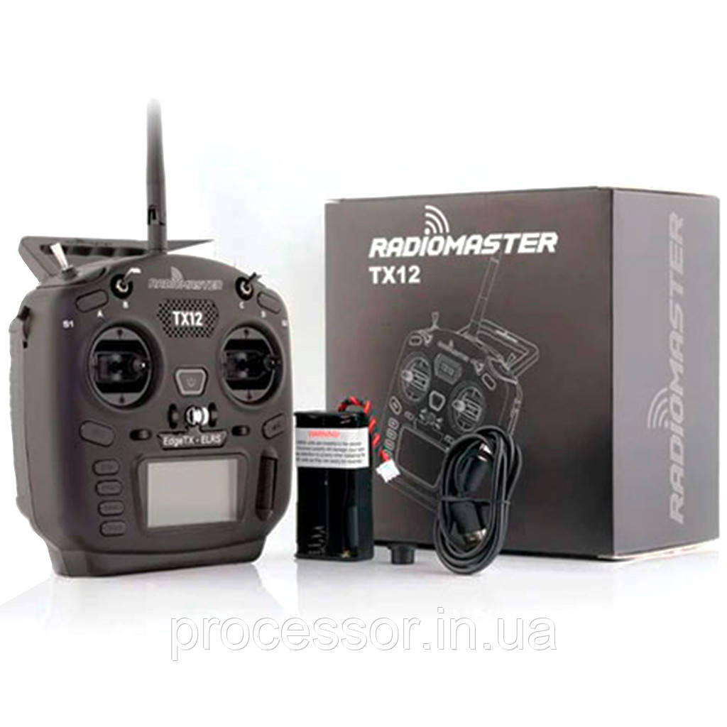 Пульт керування RadioMaster TX12 Mark II ELRS Black M2 під праву руку 16-канальний