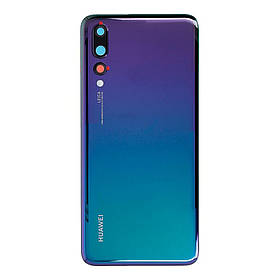 Корпусна кришка для телефону Huawei P20 Pro (Aurora blue) (Original)