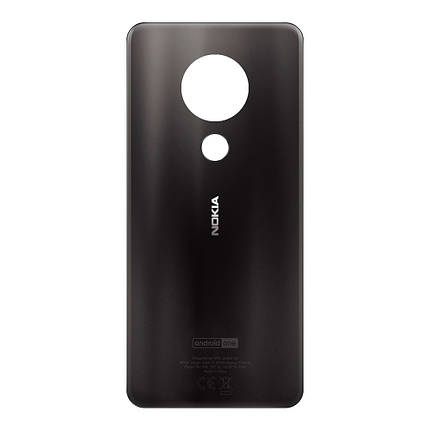Корпусна кришка для телефону Nokia 7.2 (Black) (Original), фото 1