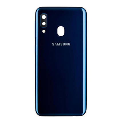 Корпусна кришка для телефону Samsung A202 Galaxy A20e (2019) (Blue) (Original PRC), фото 2