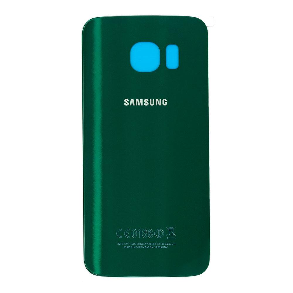 Корпусна кришка для телефону Samsung G925 Galaxy S6 Edge (Green)