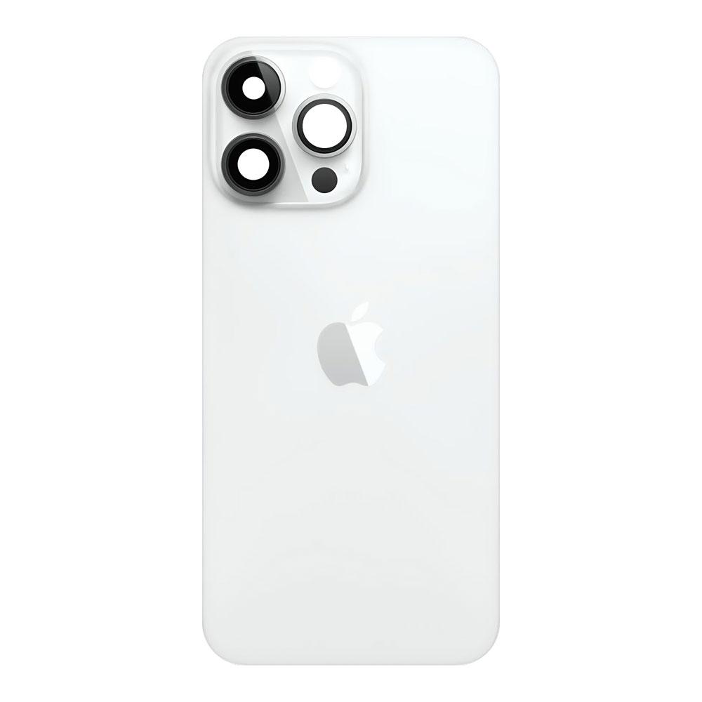 Корпусна кришка для телефону iPhone 14 Pro Max (Silver) (Original PRC) зі склом камери