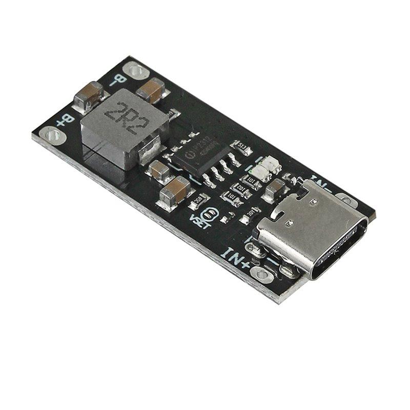 Контролер заряду акумуляторів на IP2312, 5В/3А, Type-C, CC/CV