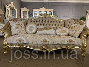Ексклюзивний диван-ліжко бароко 240х100x120 cм JOSS Марія, фото 4