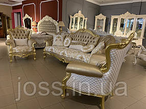 Ексклюзивний диван-ліжко бароко 240х100x120 cм JOSS Марія, фото 6