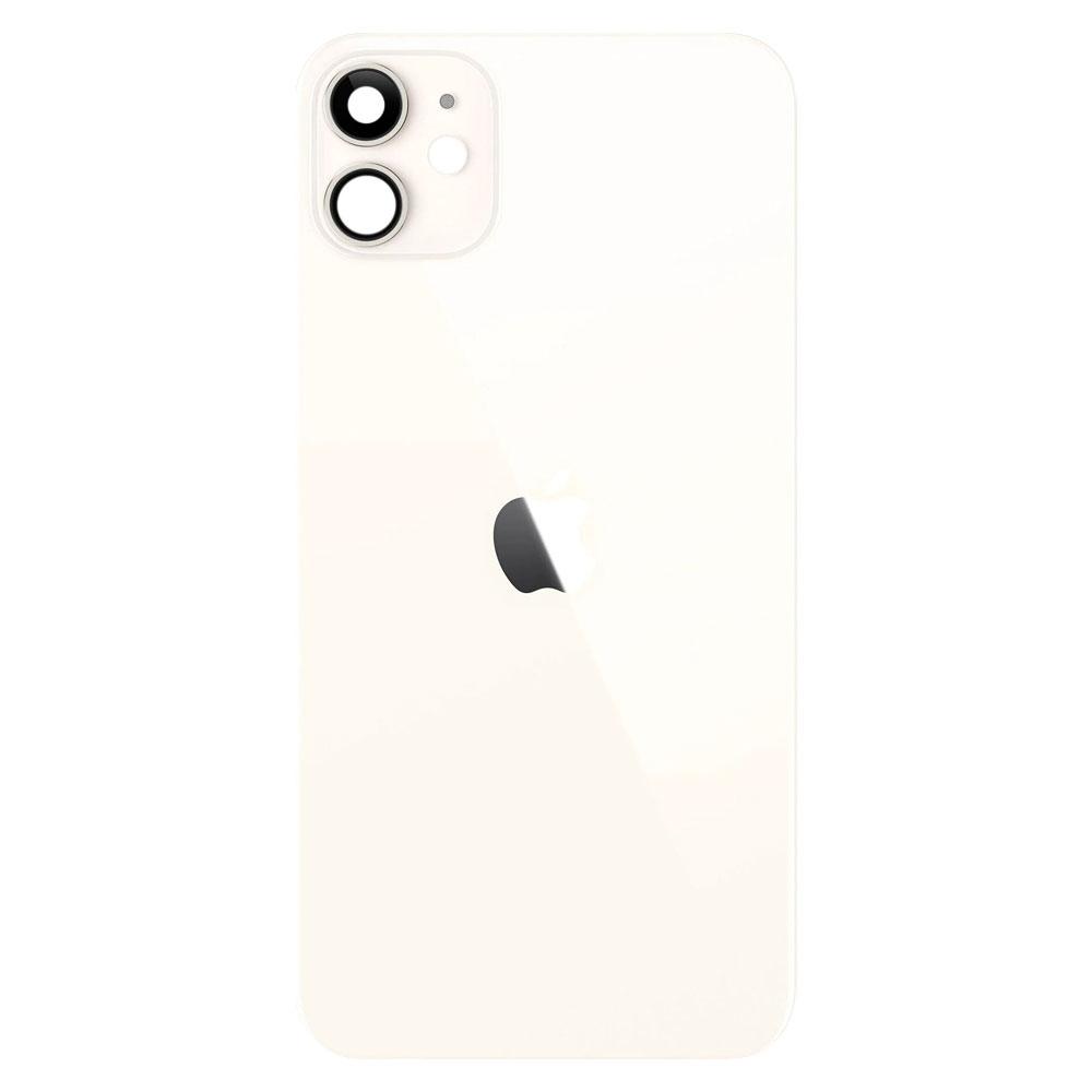 Корпусна кришка для телефону iPhone 11 (White) (Original PRC) зі склом камери
