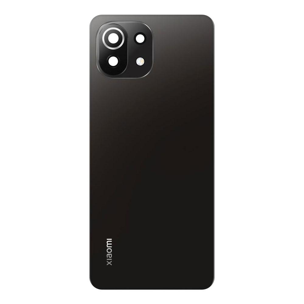 Корпусна кришка для телефону Xiaomi Mi 11 Lite (Black) (Original)