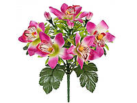 Букет искусственных цветов (поминальный) Орхидеи h-29см 9 бут. хлопок (2шт) 392 ТМ КИТАЙ BP
