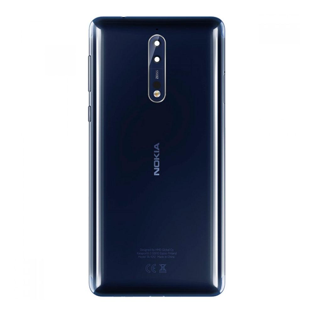Корпусна кришка для телефону Nokia 8 (Polished blue) (Original)