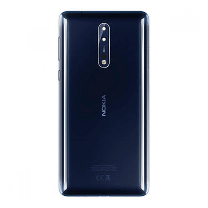 Корпусна кришка для телефону Nokia 8 (Polished blue) (Original), фото 2
