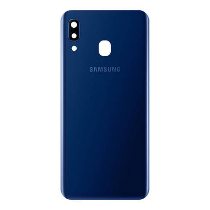 Корпусна кришка для телефону Samsung A205 Galaxy A20 (2019) (Blue) (Original PRC), фото 2