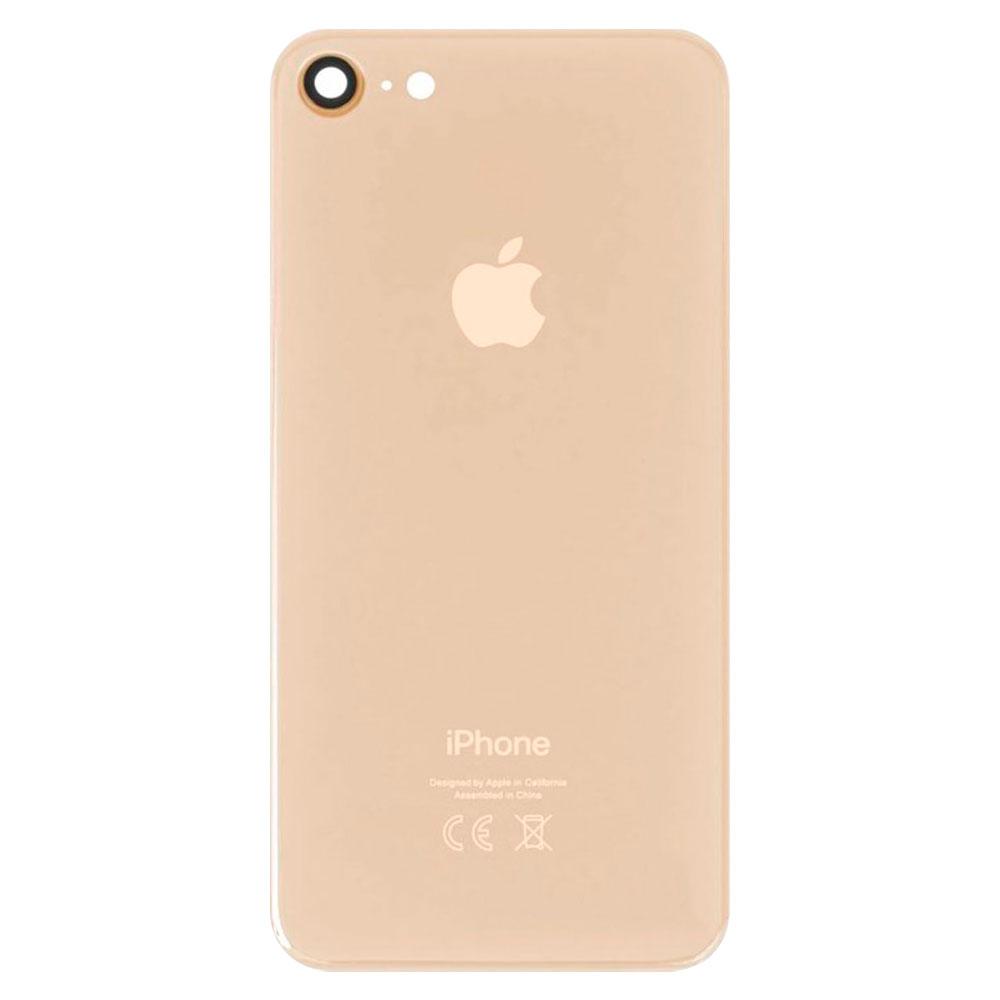 Корпусна кришка для телефону iPhone 8 (Gold) (Original PRC) зі склом камери
