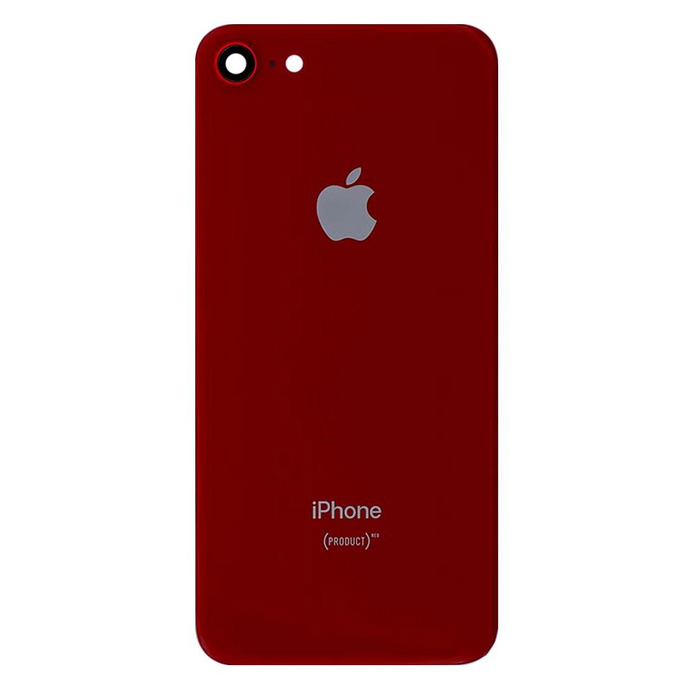 Корпусна кришка для телефону iPhone 8 (Red) (Original PRC) зі склом камери
