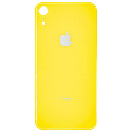 Корпусна кришка для телефону iPhone XR (Yellow) (Original PRC), фото 2