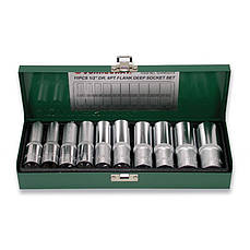 Набір торцевих головок подовжених JONNESWAY S04HD411S 1/2" 11 шт.