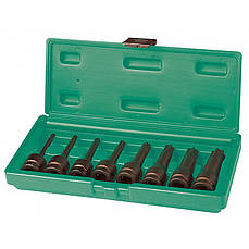 Набір торцевих головок ударних TORX JONNESWAY S06A408S 1/2" 8 шт.