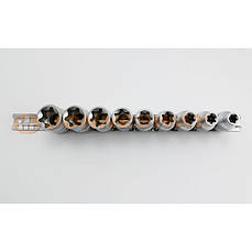 Набір головок TORX JONNESWAY S06H49S 1/2" 9 шт.