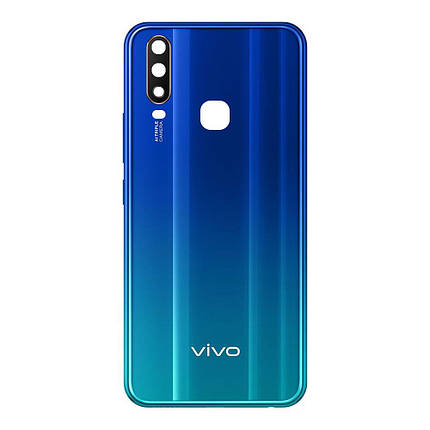 Корпусна кришка для телефону Vivo Y15 (Blue) (Original PRC), фото 2