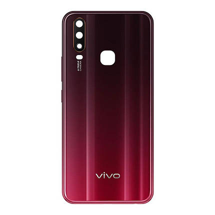 Корпусна кришка для телефону Vivo Y15 (Red) (Original PRC), фото 2