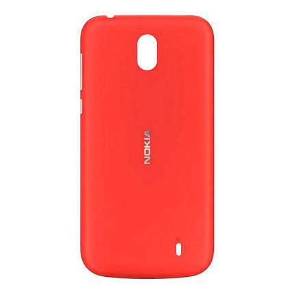 Корпусна кришка для телефону Nokia 1 (Red) (Original), фото 2