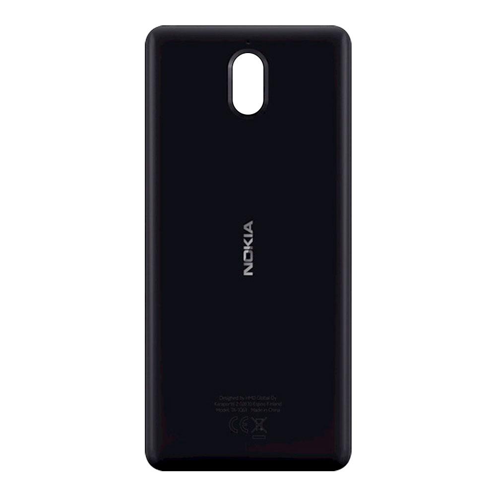 Корпусна кришка для телефону Nokia 3.1 (Black-chrome) (Original)