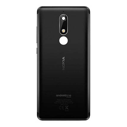 Корпусна кришка для телефону Nokia 5.1 (Black) (Original), фото 2