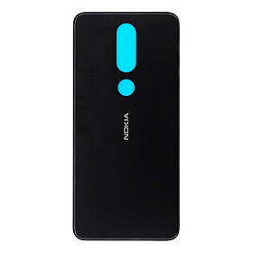 Корпусна кришка для телефону Nokia 6.1 Plus (Black) (Original)
