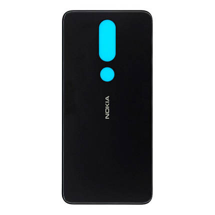 Корпусна кришка для телефону Nokia 6.1 Plus (Black) (Original), фото 2