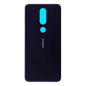 Корпусна кришка для телефону Nokia 6.1 Plus (Blue) (Original)
