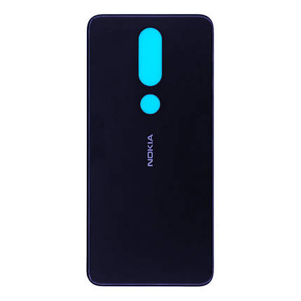 Корпусна кришка для телефону Nokia 6.1 Plus (Blue) (Original), фото 2