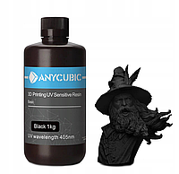 Фотополімерна смола Anycubic Basic Black 1л Смола для 3D принтера чорна