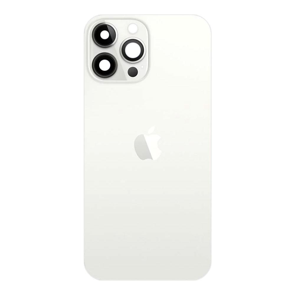 Корпусна кришка для телефону iPhone 13 Pro Max (Silver) (Original PRC) зі склом камери