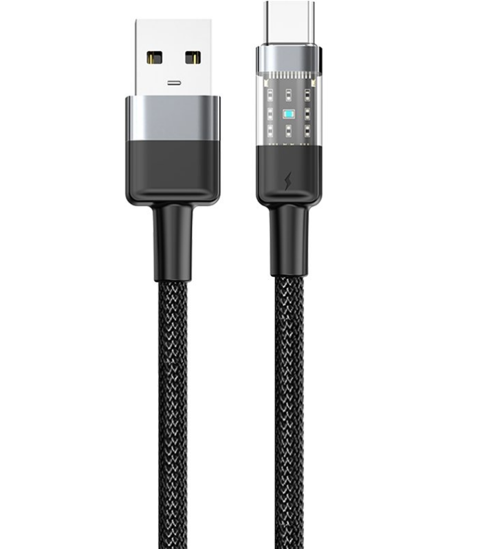 Кабель USB Gelius Fusion GP-UCN003 (Incredible series) Type-C (1.25m) (3A) Black