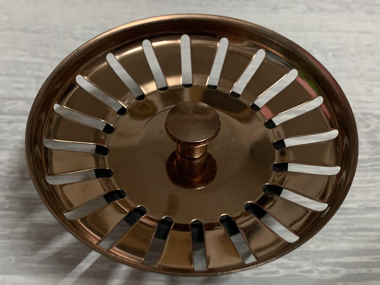 Сітка для кухонної мийки (корка, сміттєзбірник) в кольорi червоне золото, мiдь