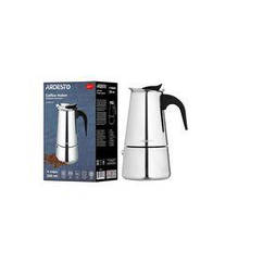 Гейзерна кавоварка Ardesto Gemini Apulia, 0.2 л, 4 чашки, неіржавка сталь (AR0804SS)