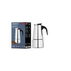 Гейзерна кавоварка Ardesto Gemini Apulia, 0.45 л, 9 чашок, неіржавка сталь (AR0809SS)