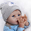 Лялька реборн новонароджений хлопчик Мітя 55 см. (0626), фото 3