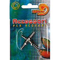 Кран CROCI WAVE Professional line для акваріума на 3 виходи для шланга 4/6мм, метал, 1 шт A6017864