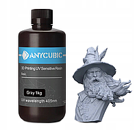 Фотополімерна смола Anycubic Basic Grey 1л Смола для 3D принтера сіра