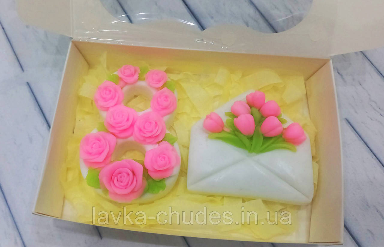 Ароматне мило ручної роботи на 8 березня., фото 1