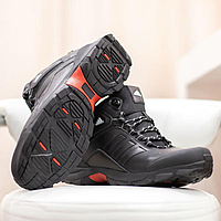 Кросівки чоловічі Terrex зимові шкіряні чорні