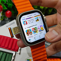 4g Смарт Часы с сим картой Ultra Smart watch Apple