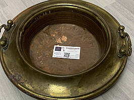 Мідний таз, кашпо, кухонна мийка, умивальник, антикваріат