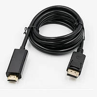 Кабель-конвертер DisplayPort (DP) - HDMI 1.8м TRY Wire черный